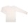 Cremehvid printet uld/silke bluse fra Joha (110)