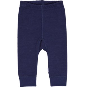 Marineblå uld/bomuld leggings fra Joha (70)