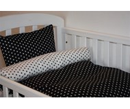 Nørgaard Madsen junior sengetøj m. sort/hvid stjerner