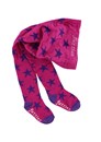 Pink strømpebukser med lilla stjerner fra Fuzzies