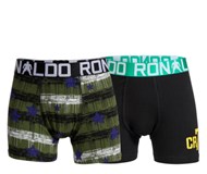 Ronaldo boxershorts, sort/army, 2-pak