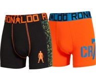 Ronaldo boxershorts, sort/orange, 2-pak